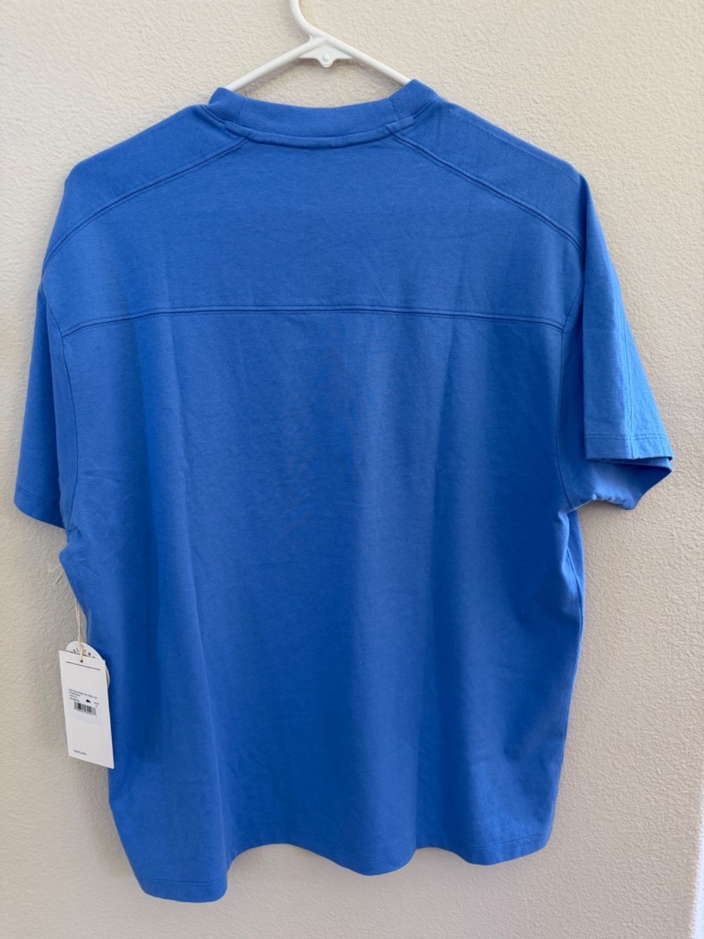 Vuori short sleeve heavyweight Oversized Tee Riviera Blue NWT - Picture 5 of 6